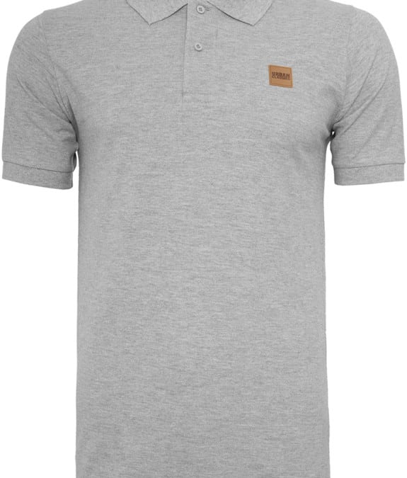 Urban Classics Heavy poloshirt grey2